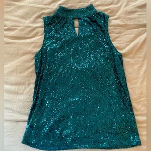 Sequin Tank Top